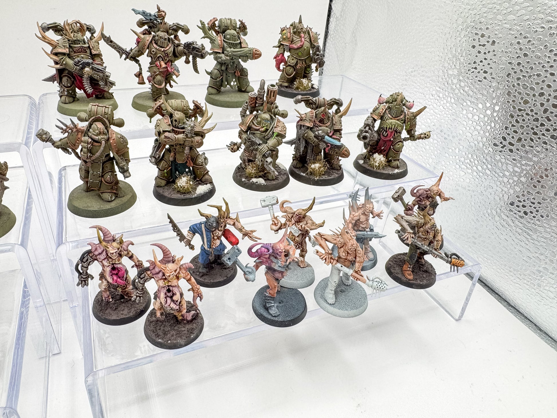 Plague Marines + Characters + Poxwalkers Death Guard Lot Warhammer 40k Unit #408