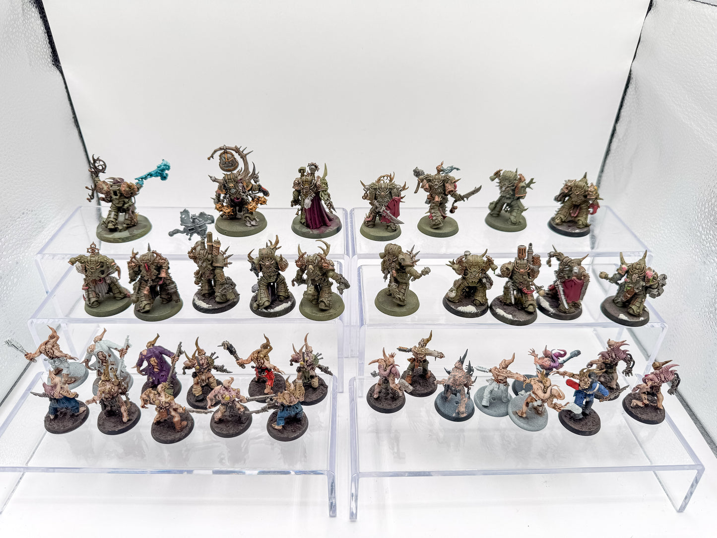 Plague Marines + Characters + Poxwalkers Death Guard Lot Warhammer 40k Unit #408