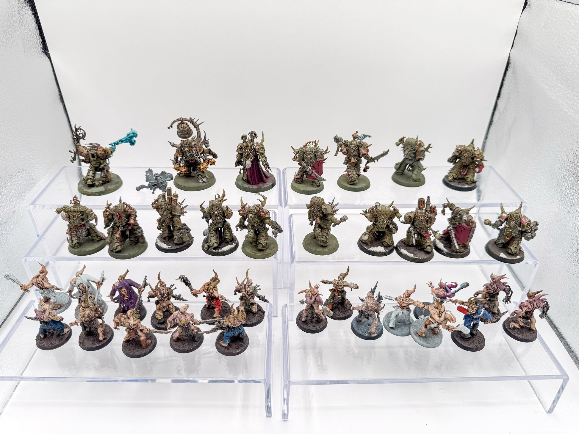 Plague Marines + Characters + Poxwalkers Death Guard Lot Warhammer 40k Unit #408