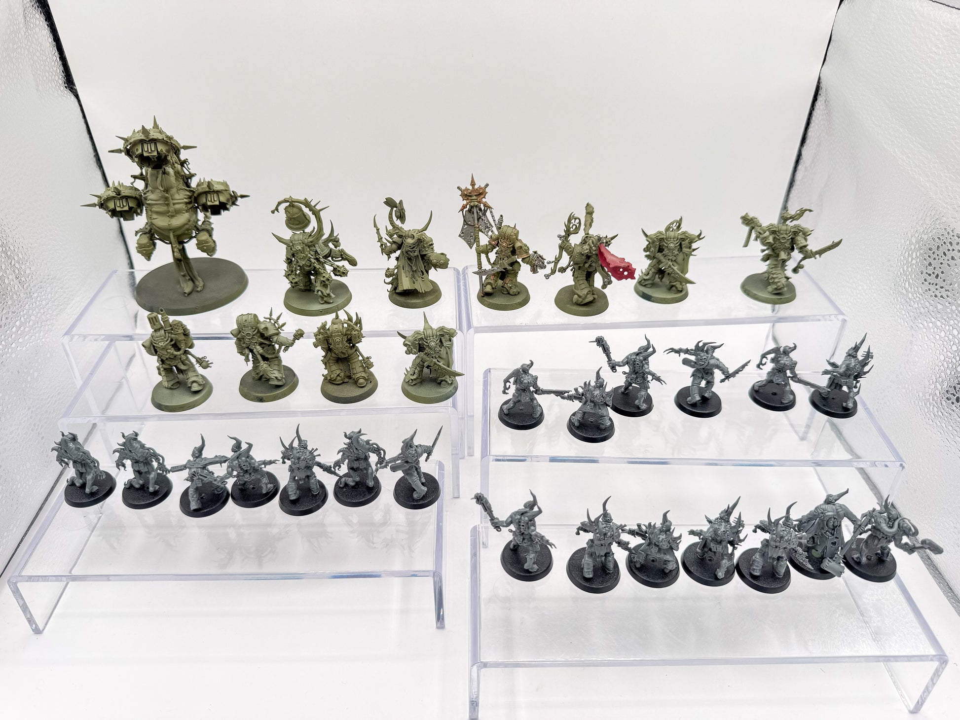 Plague Marines + Characters + Poxwalkers + Bloat Drone Death Guard Lot Unit #409