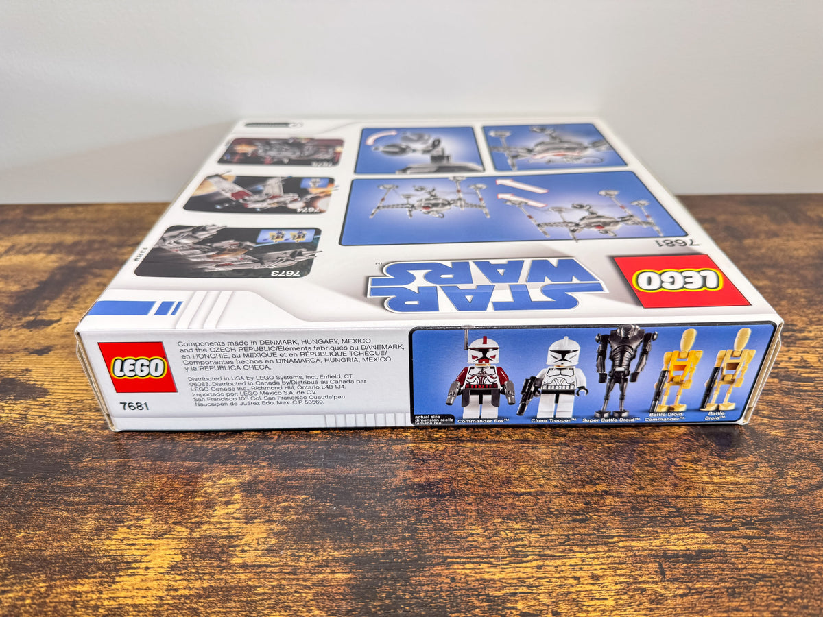 LEGO Star Wars The Clone Wars Separatist Spider Droid 7681 Factory Sealed Unit #468