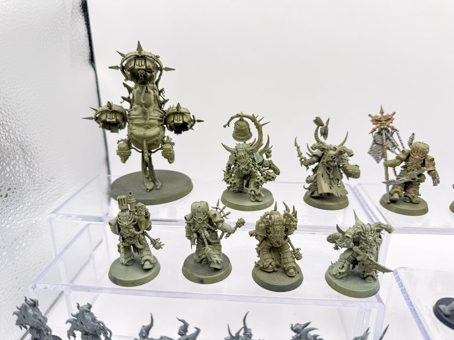 Plague Marines + Characters + Poxwalkers + Bloat Drone Death Guard Lot Unit #409