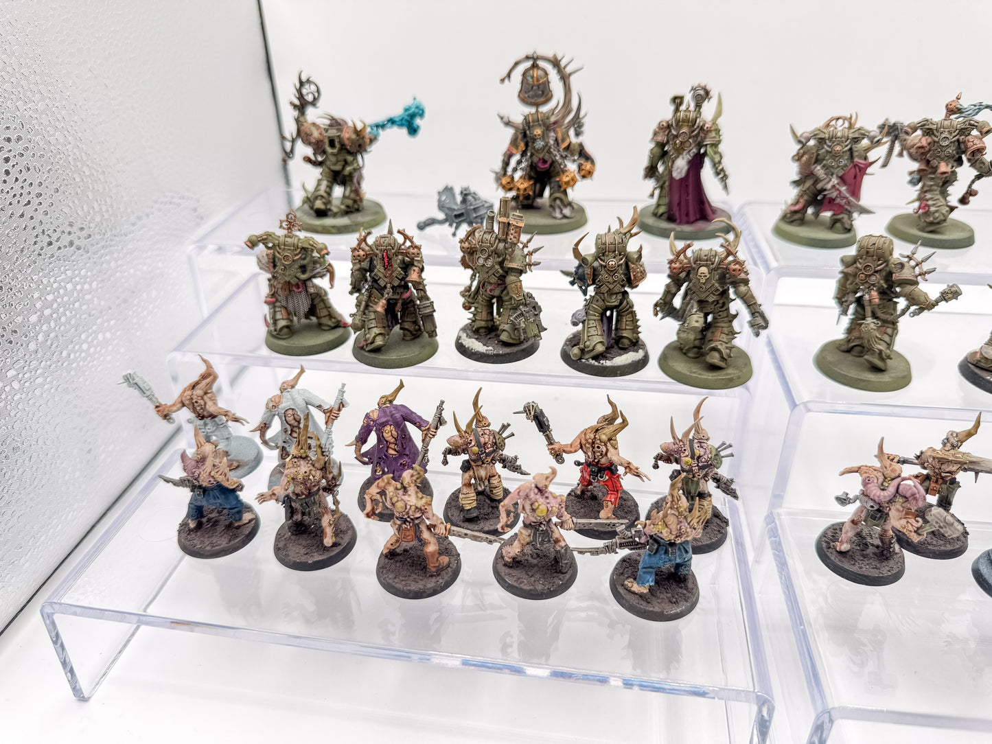 Plague Marines + Characters + Poxwalkers Death Guard Lot Warhammer 40k Unit #408