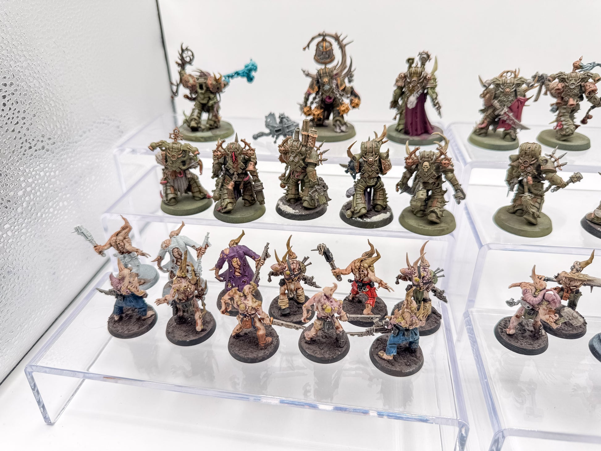 Plague Marines + Characters + Poxwalkers Death Guard Lot Warhammer 40k Unit #408
