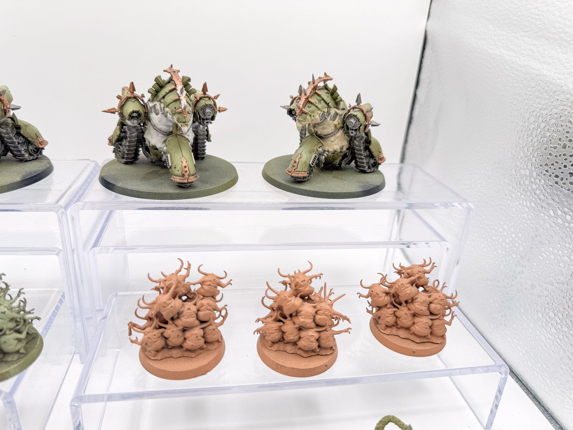 Myphitic Blight-haulers + Helbrute + Poxwalkers + Nurglings Death Guard Lot Unit #411