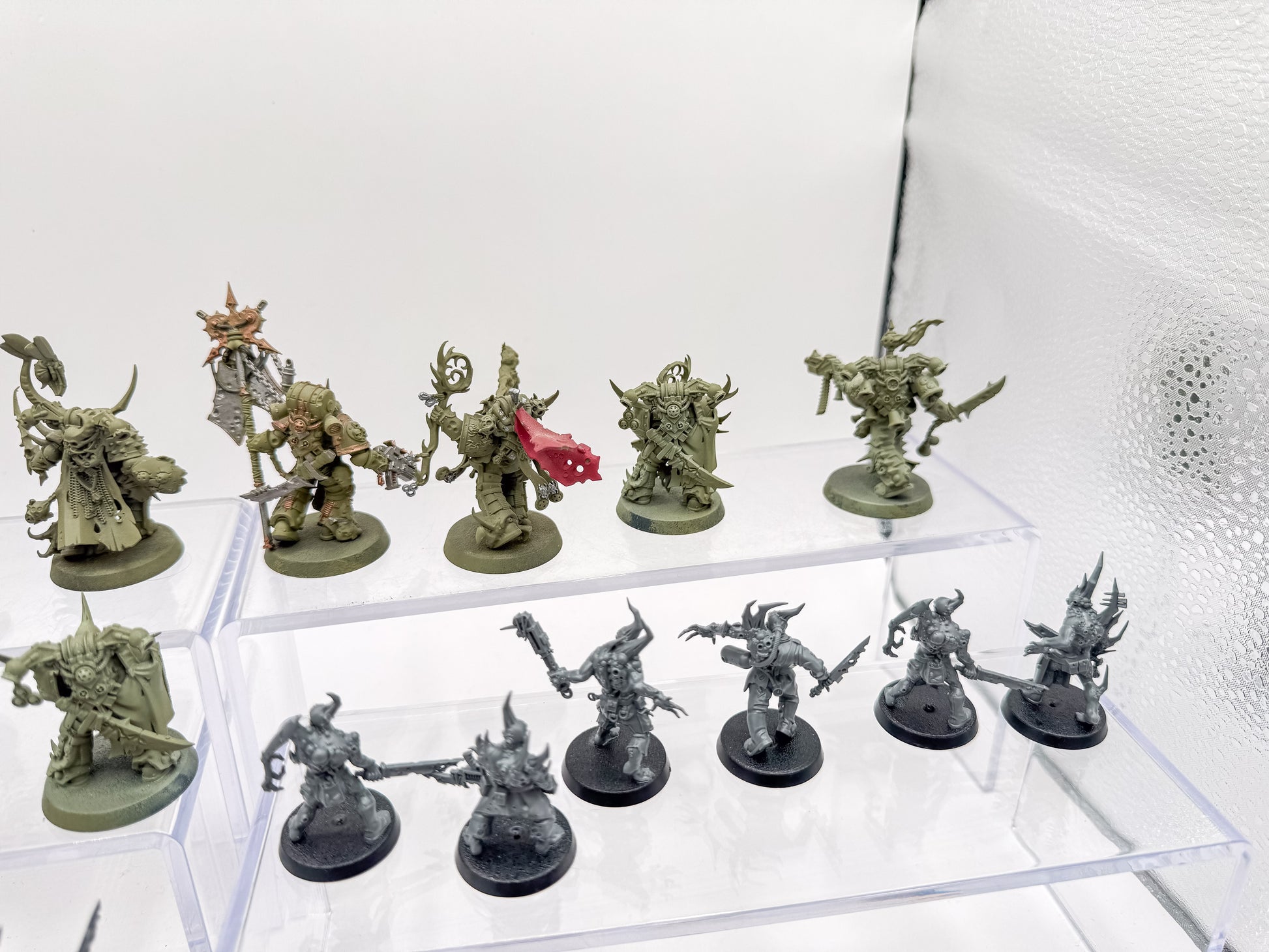 Plague Marines + Characters + Poxwalkers + Bloat Drone Death Guard Lot Unit #409